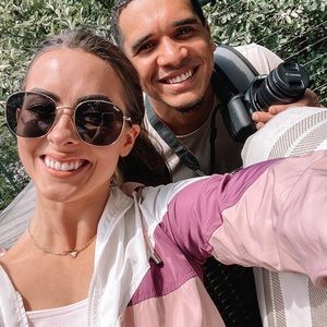 Love Tree multi color windbreaker jacket